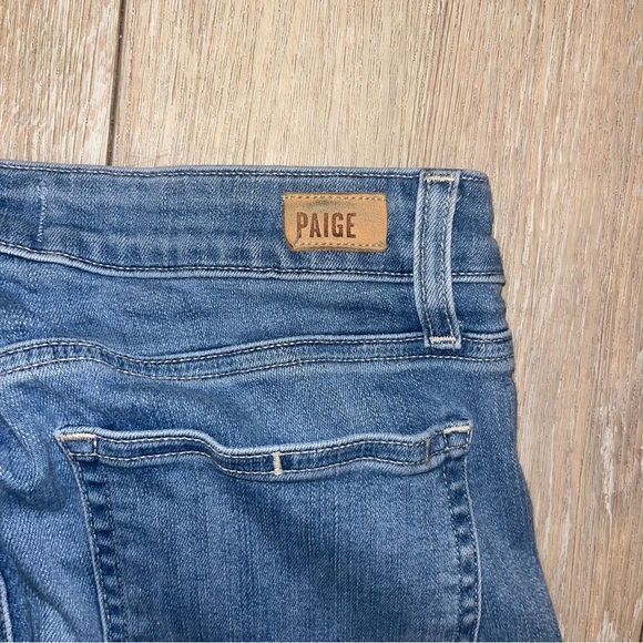 Paige Jeans Verdugo Ankle Jeans Bella Blu Distressed Raw Hem 30 - Picture 10 of 14